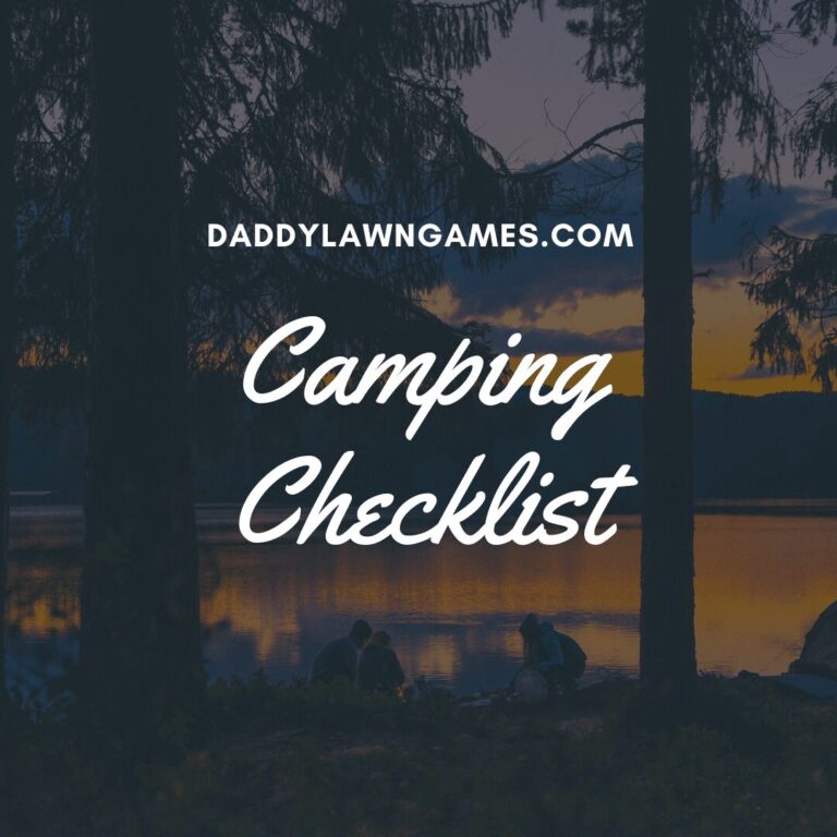 camping checklist
